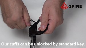 Watch GFIRE Police Handcuffs Real Professional Grade Hinged Heavy Duty Double Lock Handcuffs in Black M... on Amazon Live