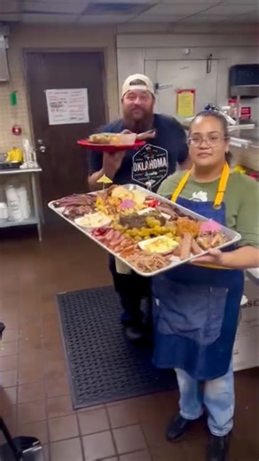 🔥 Pitmaster Platter Tomahawk Steak = Certified Meat Madness. 🥩🍖 Warning: side effects may include meat sweats, pure happiness, and a sudden urge to brag on social media. 😂 Come get the real deal at either of our locations! 💨 📍 Moore: 301 W Main St, Moore, OK 73160 📍 Stockyards: 2501 Exchange Ave #110, OKC, OK 73108 | Oklahoma Smoke BBQ