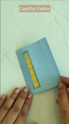 Card for Father👔🧔‍♂️/ Father's Day Special💐/ Easy Gift Idea 🏆 #cards #fathersdayspecial #diy #craft