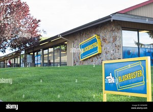 The last Blockbuster Video store in existence, in Bend, Oregon, USA Stock Photo - Alamy