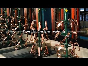 Door handles electroplating