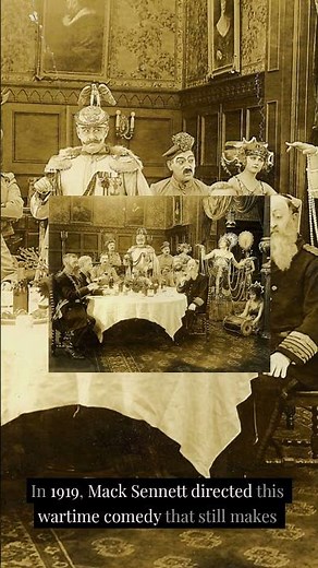 Ben Turpin in Drag! Yankee Doodle in Berlin (1919)#BenTurpin#SilentFilm#MackSennett#ClassicComedy#f