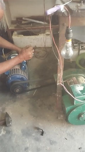 मोटर सै औल्टीनाटोर kasa check kara 220 volt#☠️#adventure #ekmotahathighumechala