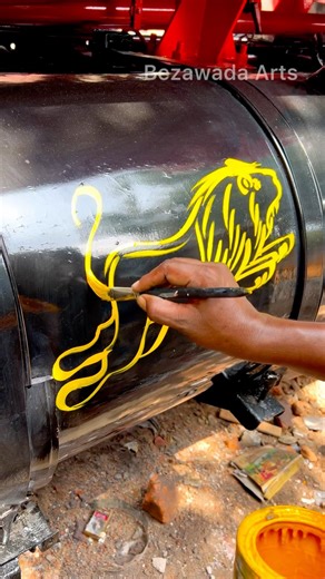 MIND-BLOWING Street Artist Hand Paints Magic on a Truck #shorts #viral #trending #art