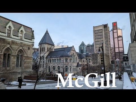 McGill University Campus Tour & History (Montreal, Québec) Canada