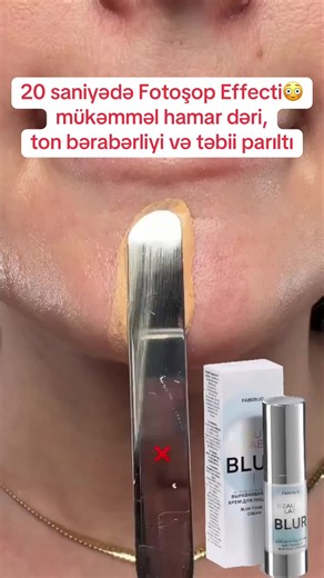 20 saniyədə Fotoşop effekti: dərini hamarlaşdıran blur bərabərləşdirici