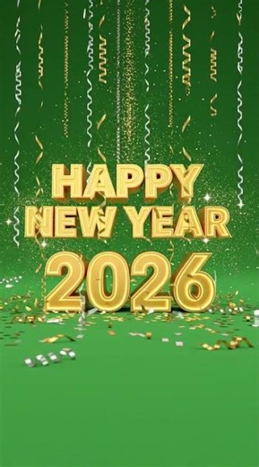 Happy New Year 2026 | Green Screen Background | #happynewyear #2026