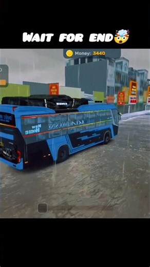 🌧️ Rainy Day Coach Bus Drive in Vietnam! 🚍 | Realistic Bus Simulator Shorts #busgame
