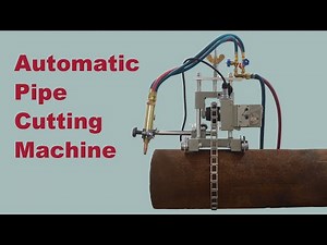 Automatic Pipe Gas Cutting Machine - Cut with Plasma Cutting or Gas Cutting