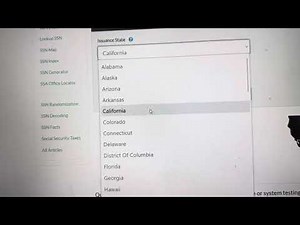 How to create a new cpn number that matches your state code