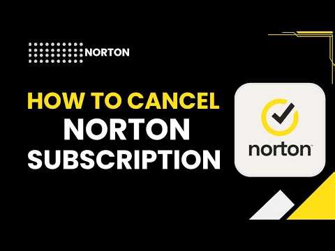 How to cancel Norton subscription