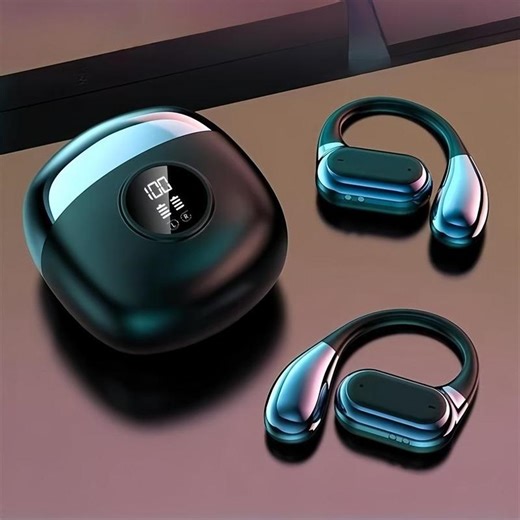 Wireless Bone Conduction Earphone, Open Ear Design Earphone with - TikTok Shop