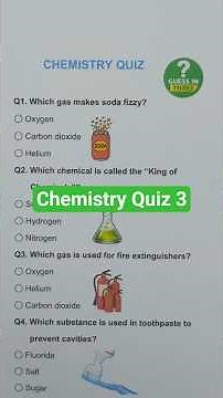 Chemistry Quiz 3