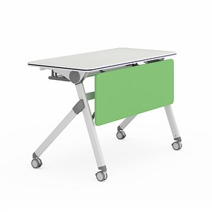 [Hot Item] Flip up Table Top Study Desk for Student Training Course with Movable Leg