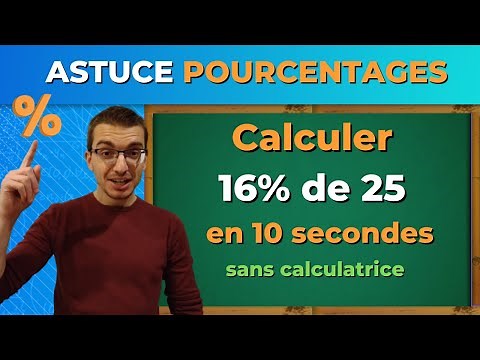 Super astuce pour calculer un pourcentage!