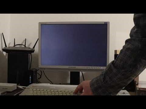 ATARI XE/XL - CIH & OneHalf virus parody, real HW