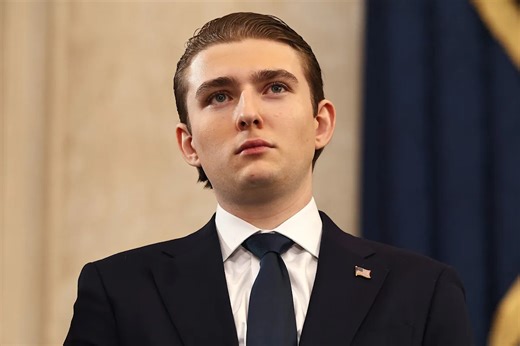 Barron Trump called London police after witnessing a woman 'getting beat up,' according to a transcript released at a trial