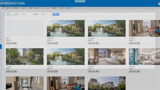 springboot居民小区物业管理系统的设计与实现视频(编号：43930504)-计算机毕业源码设计