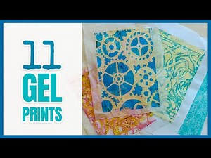 Watch 11 Prints Come to Life With Layers and Ghost Prints | Gel Printing Tutorial