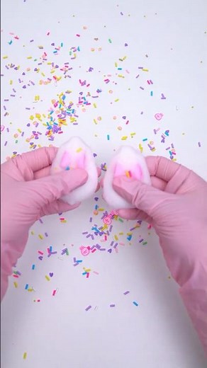 Cute White Rabbits Squishy ASMR 🐰❄️ Pure softness