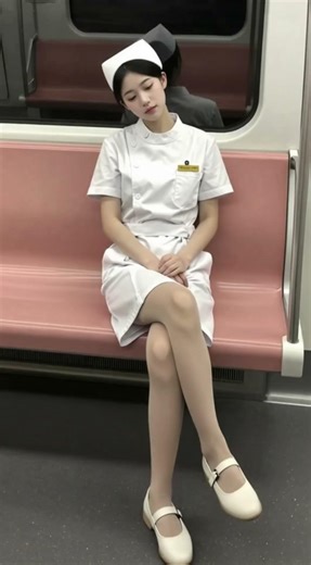 Sleeping on the Subway Office Lady & Nurse Edition