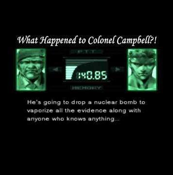 What Happened to Colonel Campbell In #MetalGearSolid 1?! #thejonnymar #shorts