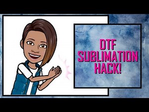 DTF SUBLIMATION HACK ON 100% COTTON T-SHIRT