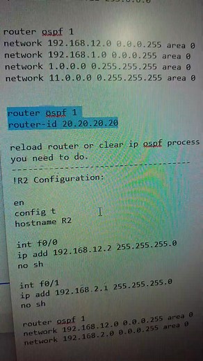2.8K views · 47 reactions | ✨ How to Configure router Id manually in ospf? ✨  Drop your answers in the comments!  Follow @_networkforyou_ for more networking tips   Turn on post notifications so you never miss an update!  #NetworkForYou #CCNA #CCNP #CiscoNetworking #NetworkingBasics #ITCertifications #CCNATraining #NetworkEngineer #CyberSecurity #CiscoCertifications ⚡‍ #CCNP_Enterprise #networkforyou | Network for you | Facebook