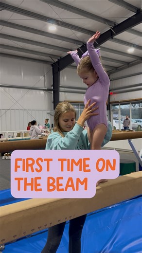 The Tumble Hub on Instagram: "First time on the high beam for this preschool gymnastics class 💛 Before they ever walk across, we teach simple beam basics: ✨ Squeeze your body tight ✨ Flat feet on the beam ✨ Arms up by your ears ✨ Eyes up — look at the end of the beam, not your feet With clear instructions, hands-on support, and lots of encouragement, these little athletes took their very first walk across the beam — and the cuteness level is more than we can handle 🥹💛"