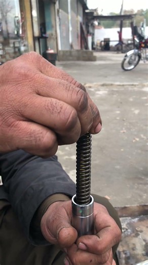 Satisfying Bike Shock Repair ASMR 🔧 #Shorts