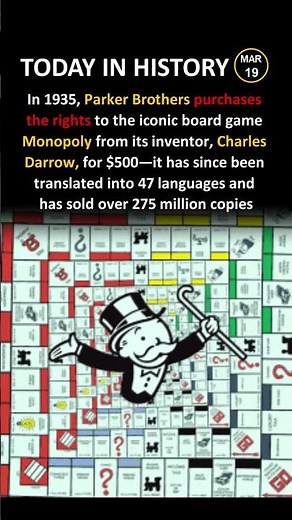 Monopoly: How $500 Turned Into 275 Million Games Sold #business #monopoly