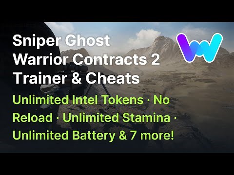 Sniper Ghost Warrior Contracts 2 Trainer +11 Cheats (No Recoil, Unlimited Contract Tokens & 9 More)