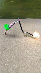 Matchstick amazing experiment with different types of Diwali Fireworks