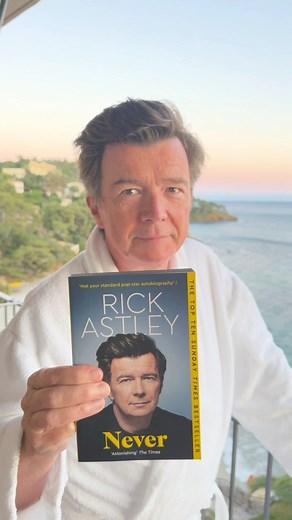 Excited to announce that Never: The Autobiography will be available in paperback on the 9th of October 📚 Pre-order now following the link in my bio. | Rick Astley