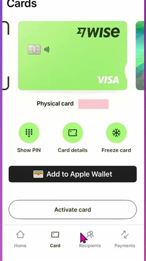 how to activate wise card | how to activate wise debit card