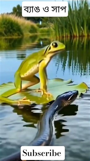 frog and snake story #frog #snack #ai #shorts #shorts #shorts