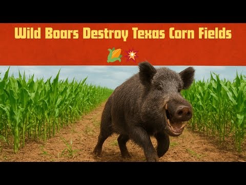 Texas Wild Boar Hunting 💥 | Shocking Damage to Corn Fields Exposed