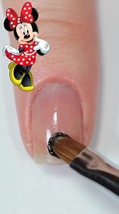 Minnie Mouse Nail Art #nailart #disney | cutepolish