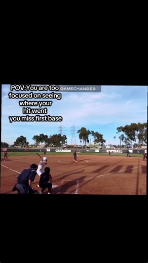 Missing First Base in Softball: A Fun POV Moment