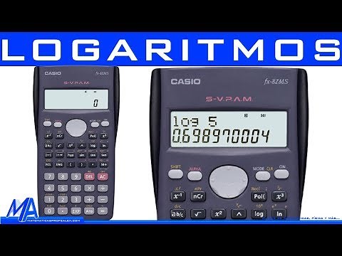 Logaritmos en la calculadora Fx 82, 95, 570 MS y similares