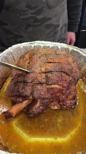 22M views · 187K reactions | When I was talking about pernil** last night this is what I meant! kenncuez makes the best one I’ve ever had. Pernil has a super crispy outer skin and is seasoned with garlic, adobo, and oregano. Making a juicy, salty, garlicky, flavor packed bite of pork  I have to admit the crispy skin is the best part in my opinion  #reels | Soozie the Foodie | Facebook