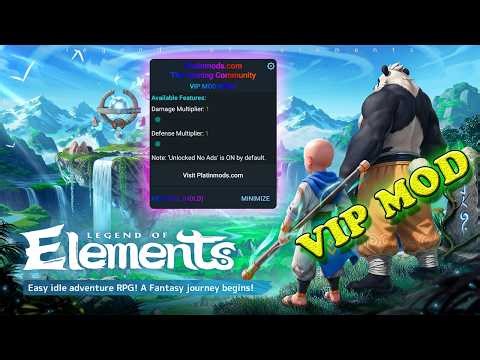Legend of Elements MOD Menu APK | Damage & Defense Multiplier, No Ads