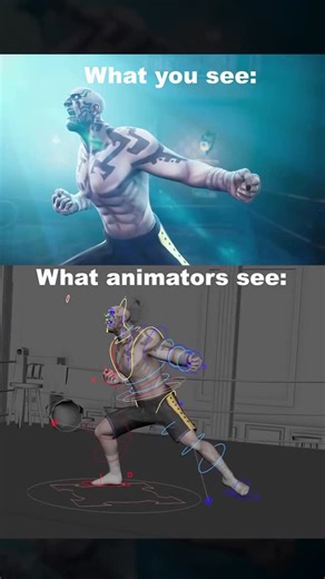 Magic CG on Instagram: "Erick Socola is a 3D Character and Game Animator focused on powerful, performance-driven animation. His work breaks down complex motion into clear, readable mechanics — revealing what animators truly see beneath the final render. From cinematics to game-ready characters, Erick’s process highlights precision, anatomy, and the craft behind every movement. 🖌️ @erick_socola ✔️ @magic.cg #art #animation #animation3d #breakdown #behindthescenes"