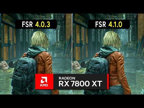 FSR 4.1.0 vs FSR 4.0.3 – RX 7800 XT Benchmark | Worth the Update?