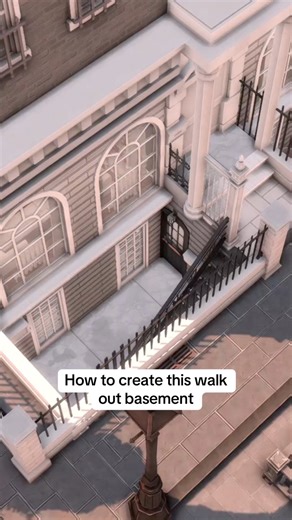 How to create a Walk Out Basement in The Sims 4 #TheSims4 #thesims4builds #sims4 #sims #ts4 | K e l l y H a r t x