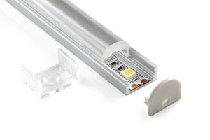 [Hot Item] 6063-T5 LED Aluminum Profile with Diffuser for LED Strip LED Linear Light Recessed Mounted