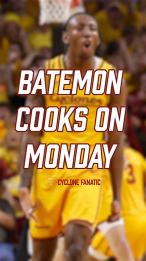 Milan Momcilovic sat for the final stretch of Iowa State's win over Houston. Momcilovic was sitting at the scorer's table to sub in for Jamarion Batemon before the freshman canned a massive three. Milan didn't hesitate to walk back to the bench, showing his leadership. | CycloneFanatic