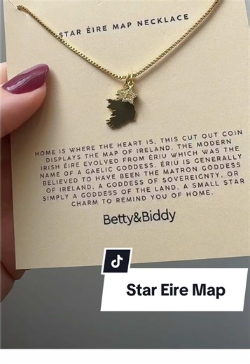 Star Eire Map Necklace: Back in Stock!