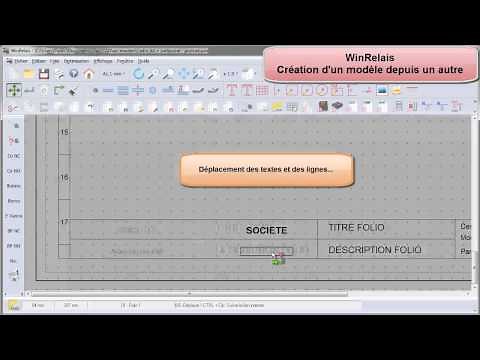 WinRelais 2.XX : Cartouche et modèle de schéma