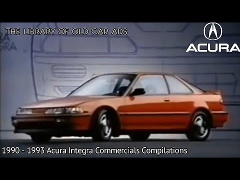 1990 - 1993 Acura Integra Commercials Compilations (Part 2)